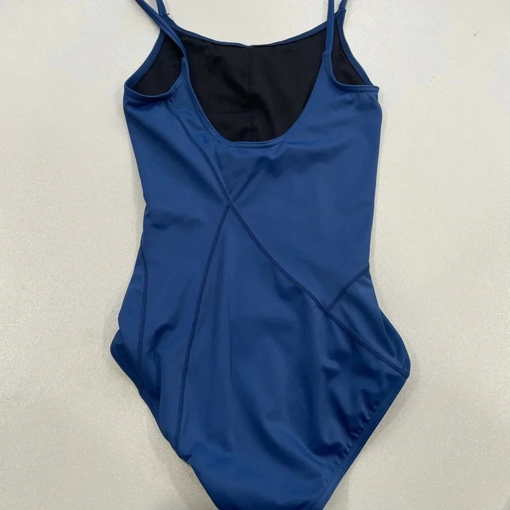 Leotard Bradon Capezio Blue Fully Lined (Front and Back) Size XS - Picture 3 of 5